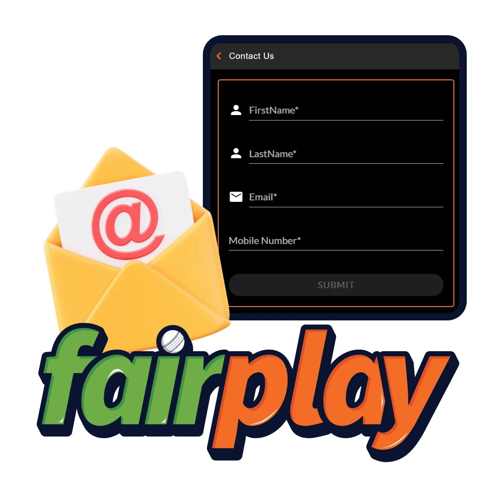 FairPlay provides various contact methods for users.