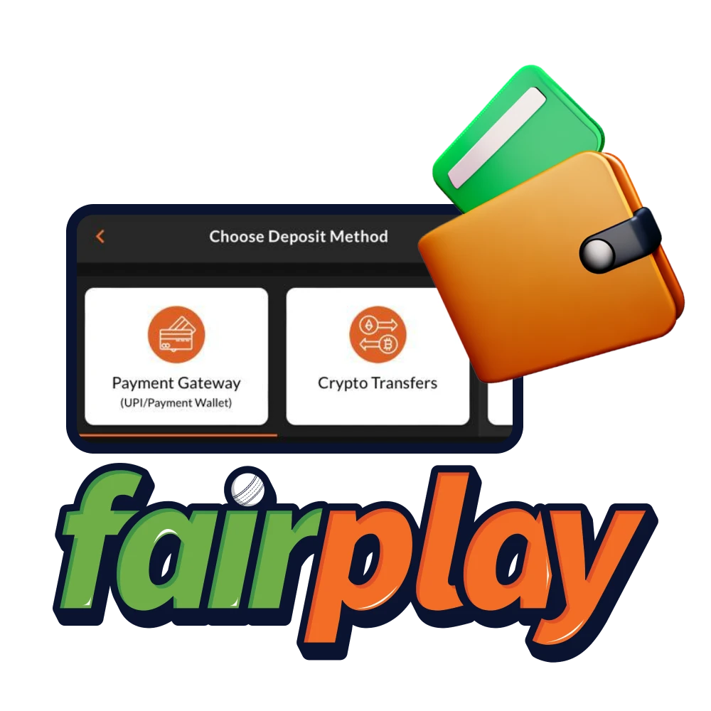 Log in to your FairPlay account and make a deposit.